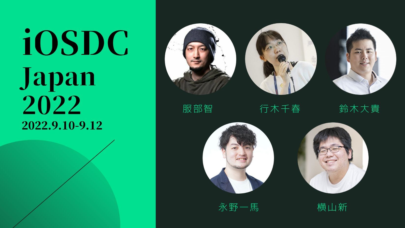 iOSDC JAPAN 2022 」に服部智、行木千春、鈴木大貴、永野一馬、横山新が登壇いたします | 株式会社サイバーエージェント